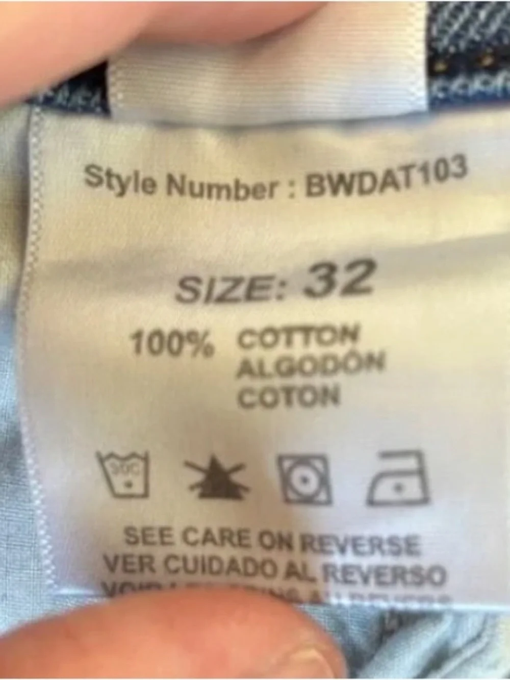 Bundle 2/$30! Betro Simone Straight-Leg 100% Cotton Denim Jeans in Classic Blue